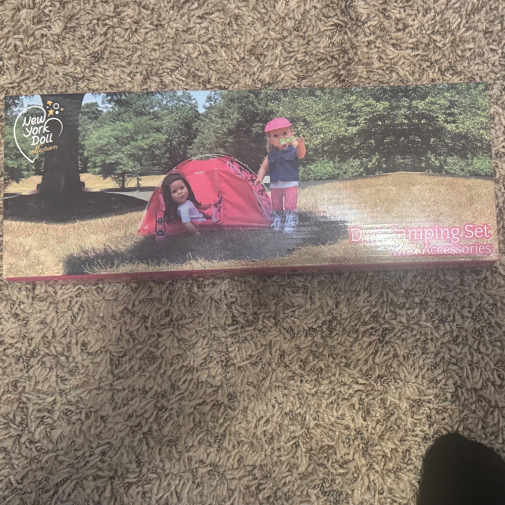 Pink Doll Camping Adventure Set